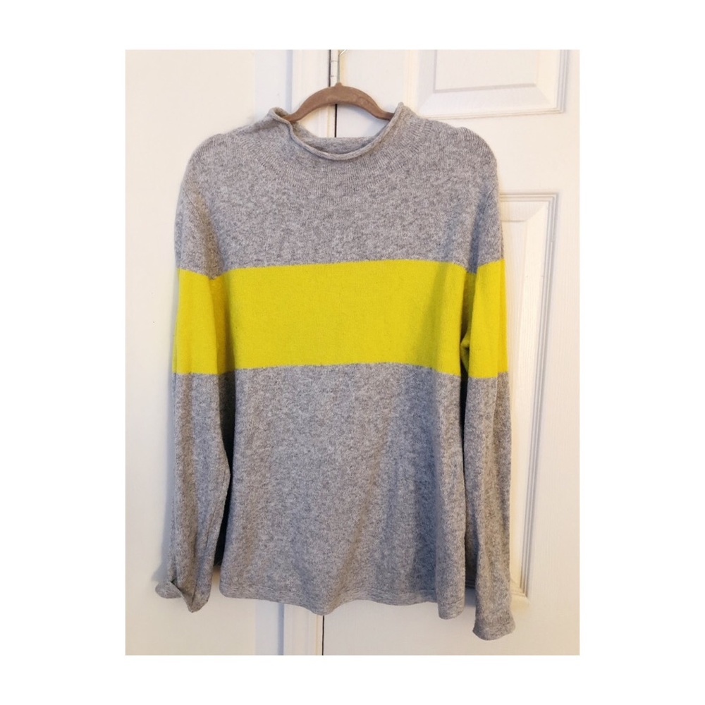 Yellow stripe sweater